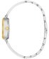 ფოტო #2 პროდუქტის Women's Stainless Steel & Crystal Bangle Bracelet Watch 26mm