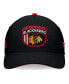 Фото #4 товара Men's Black Chicago Blackhawks 2024 NHL Draft Flex Hat