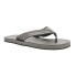 Фото #2 товара London Fog Trevon Flip Flops Mens Grey Casual Sandals CL30381M-V