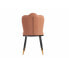 Фото #2 товара Кресло оболочка Чёрный Розовый Позолоченный Сталь 53 x 58 x 67 cm (2 штук)