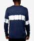 Фото #3 товара Men's Horizontal Tie Dye Crew Neck Sweater