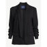 Scoop Relaxed Ultimate ScubaKnit Stretch Blazer Women's Scrunch Sleeves S 4-6