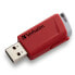 Фото #3 товара Verbatim Store 'n' Click - USB 2.0 Drive 3.2 GEN1 - 2x32 GB - Red/Blue - 32 GB - USB Type-A - 3.2 Gen 1 (3.1 Gen 1) - 80 MB/s - Slide - Blue - Grey - Red