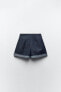 Z1975 paperbag bermuda shorts with belt loops