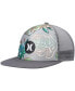 Фото #2 товара Men's Gray Balboa Trucker Snapback Hat