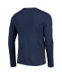 ფოტო #4 პროდუქტის Men's Navy Houston Texans Combine Authentic Static Abbreviation Long Sleeve T-shirt