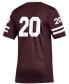 Фото #3 товара Men's #20 Maroon Mississippi State Bulldogs Premier Strategy Football Jersey
