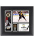 Фото #1 товара Jake DeBrusk Boston Bruins Framed 15" x 17" Player Collage with a Piece of Game-Used Puck