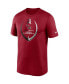 Фото #2 товара Men's Cardinal Arizona Cardinals Icon Legend Performance T-shirt