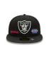 ფოტო #3 პროდუქტის Men's Black Las Vegas Raiders Historic Champs 59FIFTY Fitted Hat