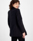 Фото #2 товара Women's Peak-Lapel Open-Front Long-Sleeve Blazer, Created for Macy's