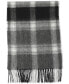 Фото #1 товара Men's Maxwell Plaid Cashmere Scarf, Created for Macy's