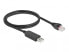 Delock Serial Connection Cable with FTDI chipset - USB 2.0 Type-A male to RS-232 RJ45 male 1 m black - 1 m - USB Type-A - RJ-45