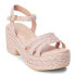 Фото #2 товара BEACH by Matisse Mykonos Espadrille Platform Womens Pink Casual Sandals MYKONOS