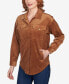 Фото #5 товара Petite Button Up Solid Corduroy Shacket