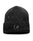 ფოტო #3 პროდუქტის Men's Black Philadelphia Flyers Authentic Pro Rink Pinnacle Cuffed Knit Hat