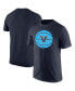Men's Navy Villanova Wildcats Basketball Logo T-shirt