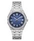 Фото #1 товара Guess Herren Armbanduhr Asset silber, blau 42,5 mm GW0575G4