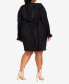 ფოტო #2 პროდუქტის Plus Size Macie V-neck Dress