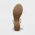 Фото #3 товара Women's Alisha Platform Wedge Heels with Memory Foam Insole - Universal Thread