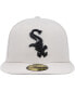 ფოტო #4 პროდუქტის Men's Khaki Chicago White Sox Stone Dim Undervisor 59FIFTY Fitted Hat