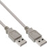 Фото #2 товара InLine USB 2.0 Cable Type A male / male beige 2m