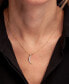 ფოტო #2 პროდუქტის Diamond Moon Pendant Necklace (1/10 ct. t.w.) in 14k Gold, 17" + 2" extender, Created for Macy's
