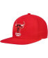 Фото #1 товара Men's Red Chicago Bulls Hardwood Classics MVP Team Ground 2.0 Fitted Hat