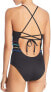Фото #2 товара SOLUNA SWIM Womens 180571 Summer Soltice Stitched One Piece Swimsuit Size S