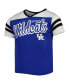 ფოტო #3 პროდუქტის Big Girls Royal Kentucky Wildcats Practically Perfect Striped T-shirt