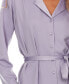 ფოტო #4 პროდუქტის Women's Hazel Hammered Satin Wrap Robe