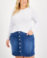 ფოტო #1 პროდუქტის Plus Size Crewneck Top