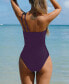 Фото #2 товара Women's Mesh One shoulder One Piece Swimsuit