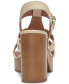 ფოტო #3 პროდუქტის Women's Imana Strappy Slingback Platform Dress Sandals