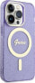 Guess Etui Guess GUHMP14LHCMCGU Apple iPhone 14 Pro purpurowy/purple hardcase Glitter Gold MagSafe