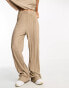 Фото #4 товара Vero Moda plisse trouser co-ord in stone