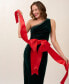 Фото #10 товара Women's Velvet Ruched One-Shoulder Gown