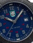 Фото #5 товара Наручные часы Gevril Manhattan Henge Navy Blue Leather Watch 39mm.