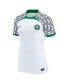 Women's White Nigeria National Team 2022/23 Away Breathe Stadium Replica Blank Jersey