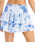 Фото #2 товара Juniors' Tie-Dye Cover-Up Skirt, Created for Macy's