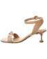 Фото #2 товара Alexandre Birman Clarita Square Flare 60 Leather Sandal Women's Brown 36