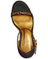 Фото #4 товара Yulissa Embellished Ankle-Strap Espadrille Wedge Sandals
