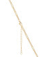 ფოტო #4 პროდუქტის Handcuff Paperclip Link Pendant Necklace in 18k Gold-Plated Sterling Silver, 16" + 2" extender, Created for Macy's