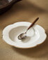 Rimmed bone china soup plate