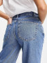 Фото #7 товара ASOS DESIGN Petite 90's straight jeans in mid blue
