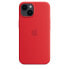Фото #4 товара Apple iPhone 14 Silicone Case with MagSafe - (PRODUCT)RED - Cover - Apple - iPhone 14 - 15.5 cm (6.1") - Red