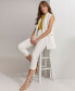 ფოტო #10 პროდუქტის Women's Solid Notched-Collar Open-Front Vest