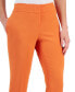 Фото #3 товара Women's Stretch-Crepe Straight-Leg Pants