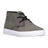 Ben Sherman Ashford High Top Mens Grey Sneakers Casual Shoes BSMASHFCHC-060