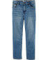 Фото #3 товара Kid Medium Blue Wash Straight-Leg Jeans 4R